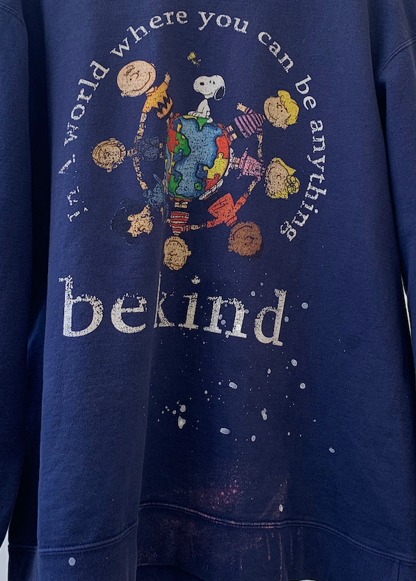 Preloved Peanuts Sweatshirt - Be Kind
